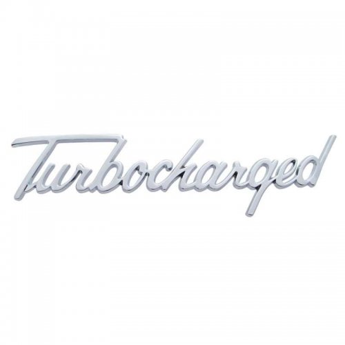"Turbocharged" Emblem | Moldings / Emblems