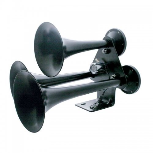 3 Trumpet Black Train Horn | Train Horns