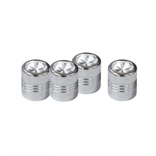 Diamond Valve Caps - Clear | Valve Stem Caps