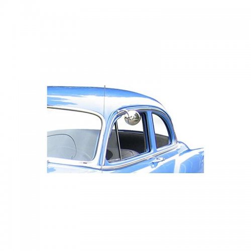 2 And Curved Arm Peep Mirror With Convex Mirror Glass And LED Turn Signal