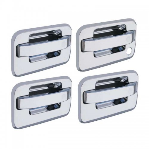 Chrome F150 Door Handle Cover Set 4 Door Standard Key | Exterior Door / Window