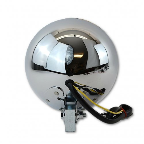Moto Passing & Headlight Auxiliary Chrome Housing Buckets w/ Octane Halo Set