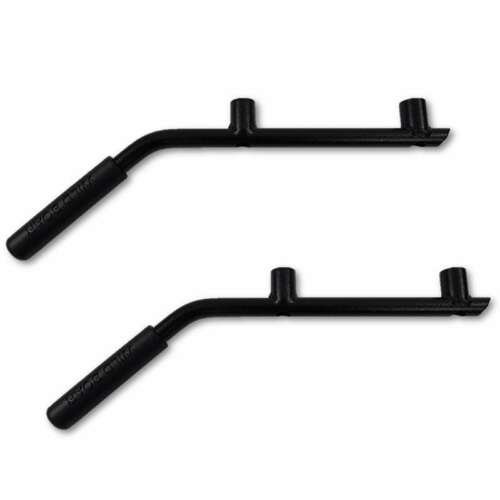 Black Rear Grab Safety Handles w/ Hardware For 07-18 Jeep Wrangler
