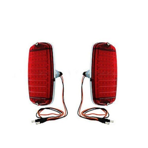 60 61 62 63 64 65 66 Chevy GMC Fleetside Truck Red LED Tail Light Assembly PAIR