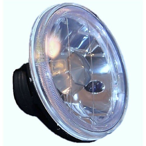 5-3/4 Blue LED Halo 6000K HID Light Bulbs Headlight Angel Eye Crystal Clear Pair