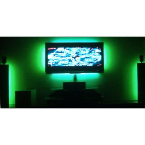 RGB LED Color Changing Mood Lighting Back Pc Tv Television Light Beats To Music