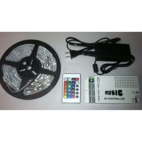 RGB LED Color Changing Mood Lighting Back Pc Tv Television Light Beats To Music