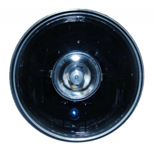 7" Motorcycle Black Projector Crystal Clear Halogen 60W H4 Light Bulb Headlight