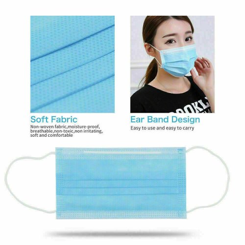 100pcs CE / FDA 3-Layers Face Mask Mouth Mask Filter Cover Shield Protection