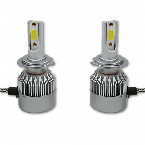 H7 64210 C6 LED COB 36W 12V 3800 Lumens Headlight / Fog Lamp Light Bulbs Pair