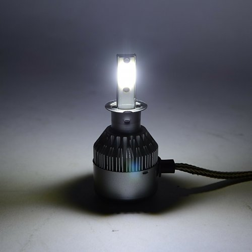 H3 6000K LED COB 36W 12V 3800 Lumens Headlight Headlamp Fog Light Bulbs Single