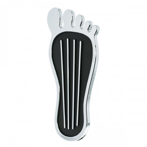 Stainless Chrome Barefoot Gas Pedal Cover | Octane Lighting