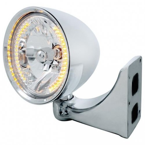 "CHOPPER" Headlight - 34 Amber LED H4 Bulb | Headlight - Complete Kits