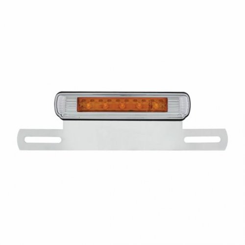 5 Amber LED License Bracket - Auxiliary Light | License Plate Accessories