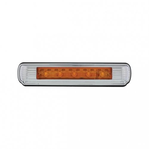 Chrome Flush Mount 5 Amber LED License Plate Light - Auxiliary Light | License Plate Accessories