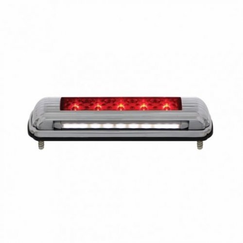 Chrome Flush Mount 5 Red LED License Plate Light - 3rd Brake Light | License Plate Accessories