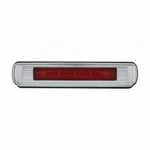 Chrome Flush Mount 5 Red LED License Plate Light - 3rd Brake Light | License Plate Accessories