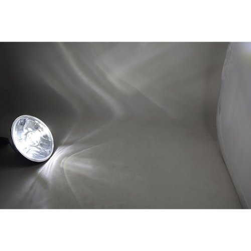 7" LED Crystal Clear Projector Headlight 4000Lm 6k H4 Light Bulb Headlamp Pair