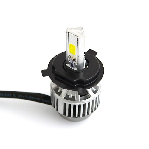 Motorcycle Crystal Projector Headlight SMD 360° LED Light Bulb Headlamp