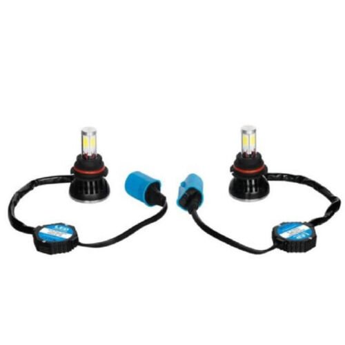 9007 HID SMD COB LED Low/Hi Beam Headlight Light Bulb 6000K 4000LM 40W PAIR