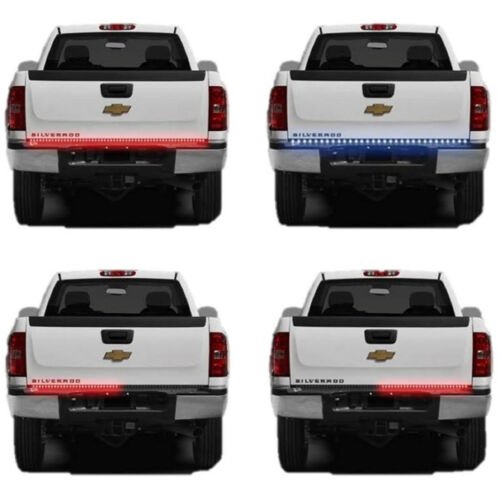 60" Red & White LED Truck Tailgate Tail Light Back-Up Light Bar Strip W/ Reverse