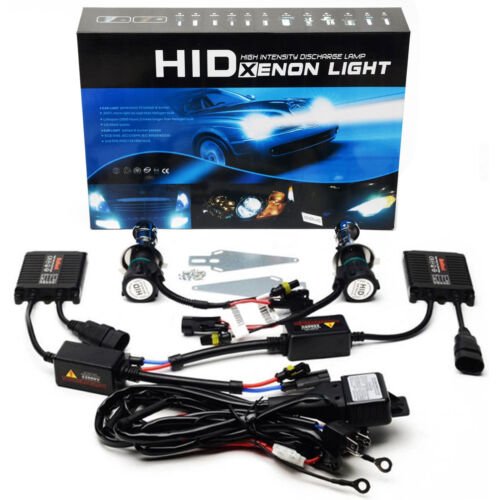 7" SMD Purple LED Halo Headlights 6000K HID Light Kit Fits 76-15 Jeep Wrangler