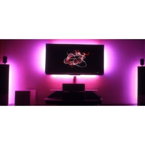 RGB LED LCD Pc Ambient Color Illuminate Tv Television Backlit Backlight Lighting