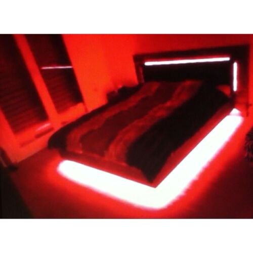 RGB LED Color Changing Bedroom Bed Room Mood Accent Ambiance Lighting Lights Kit