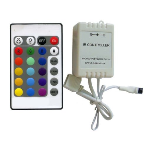 RGB LED Ambient Color Changing Illuminate Mood Lighting Light Remote Controller