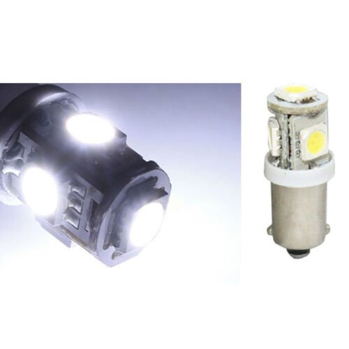(1) White 5-LED Dash Indicator Instrument Panel Cluster Gauges Light Bulb #57