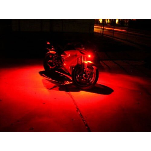 4-12" Red Car Truck Bike Rv Boat 15 LED Under Glow Waterproof Light Bulb Strips