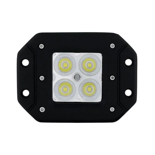 3" LED Square Pod Flush Mount Spot Light Boat Work Truck Grill Bumper Off Road