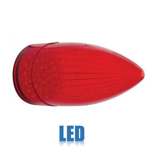 59 Cadillac Car Red LED Rear Tail Brake Light Lamp Lens Single 1959