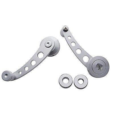 Chevy Truck Inside Interior Brushed Aluminum Billet Window Cranks Handle Pair