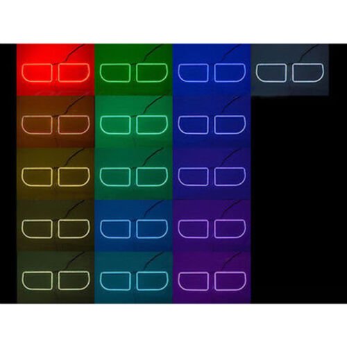 11-16 Ford F-250 Multi-Color Changing LED RGB Lower Headlight Halo Rings Set