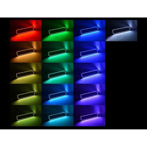 89-99 Chevy GMC Truck Color Changing LED RGB Lower Headlight Halo Rings Pair