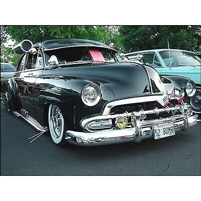 Classic Vintage Spiral Chrome Fender Quarter Panel Curb Feelers Whiskers Savers