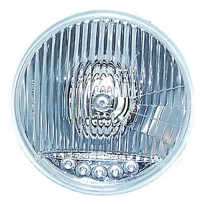 5-3/4 Stock H4 60W Halogen Headlight 5-LED Turn Signal Headlamp Light Bulb Set