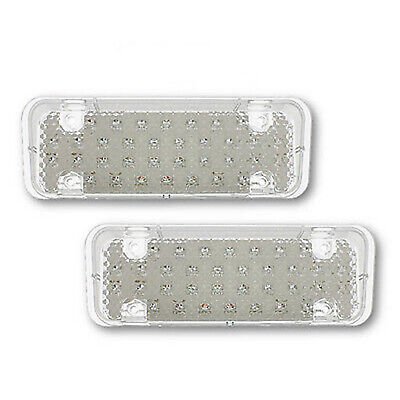 71 72 Chevy Pickup Truck Clear LED Park Light Lamp Lens PAIR & Flasher 1971 1972