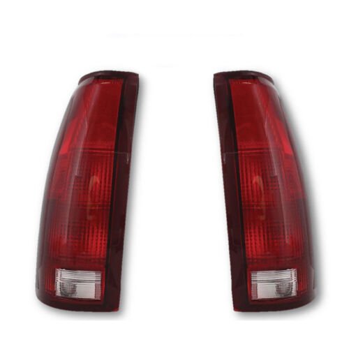 88-02 Chevy Chevrolet GMC C/K Truck Tahoe Blazer L & R Tail Light Lamp Lens Pair