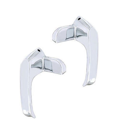 64 65 66 Ford Mustang Chrome Inside Vent Quarter Window Latch Handles Set Pair