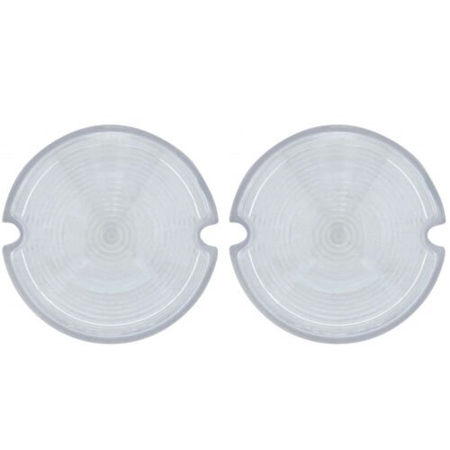 51 52 53 GMC Pickup Truck Clear Park Light Lenses & Gaskets Pair 1951 1952 1953