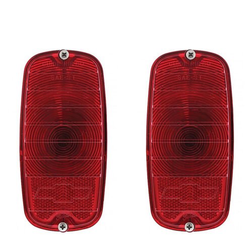 60 61 62 63 64 65 66 Chevy Fleetside GMC Truck Tail Light Lens Assembly PAIR