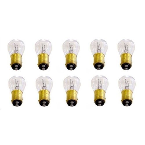 #1157 12V Tail Light Rear Brake Stop Turn Signal Lamps Bulbs Box Of 10 12 Volt