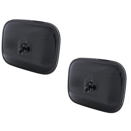 47-72 Chevy GMC Truck 6" x 8" Exterior Rectangle Black Rear View Mirror Pair