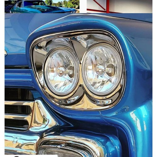 5-3/4 Crystal Clear Glass Metal Headlight Headlamp 6000K 6k HID Light Bulb Pair