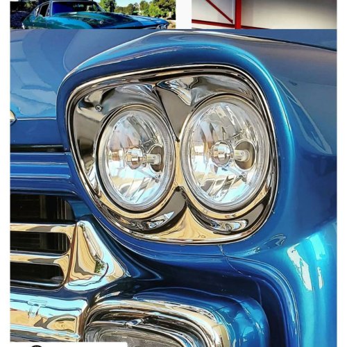 5-3/4 Crystal Clear Halogen Headlight Metal Headlamp Hi Beam 60w Light Bulb Pair