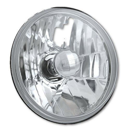 5-3/4 Crystal Clear Halogen Headlight Metal Headlamp SW 60W Light Bulb High Beam