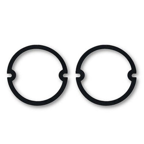 55-56-57 Chevy & GMC Pickup Truck Clear Park Light Plastic Lenses & Gaskets Pair