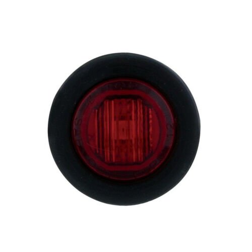 3/4" Red SMD LED Mini Clearance Side Marker Light Lens Truck Trailer Fits Jeep